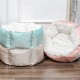 Cute Waterproof Winter Warm Cat Bed Plush Soft Pet Dog Round Nest