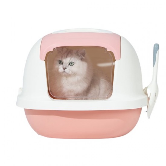 Cat Litter Box - Large Adult Cat Toilet Small Milk Cat Deodorant Toilet Suitable for Cats 